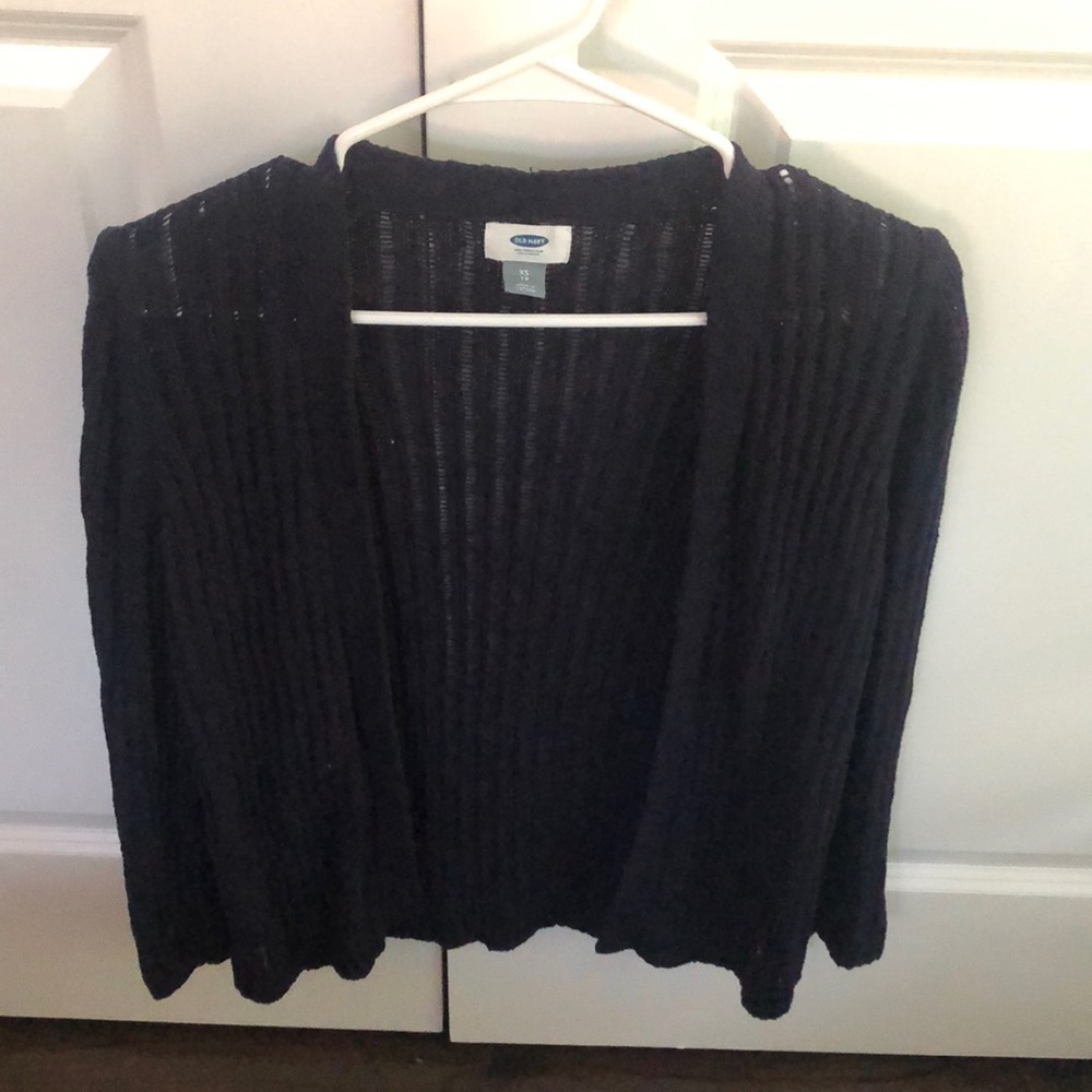 Old Navy Navy Cardigan Sweater